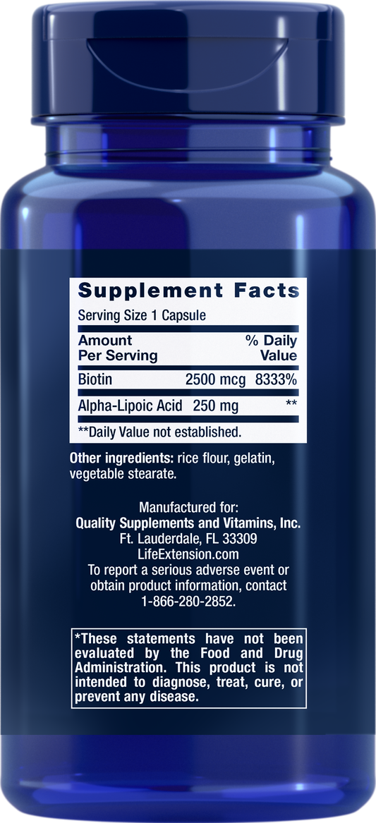 Alpha-Lipoic Acid with Biotin - Amino Acid Nutritional Supplements - YOUUTEKK - YOUUTEKK