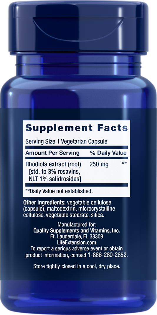 Rhodiola Extract - Health & Household > Blended Vitamin & Mineral Supplements - Life Extension - YOUUTEKK