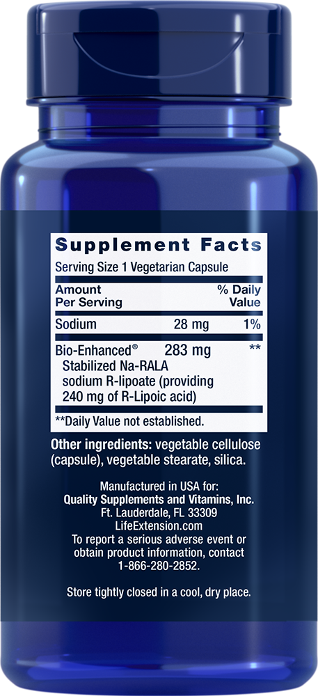 Super R-Lipoic Acid 240mg - - Life Extension - YOUUTEKK