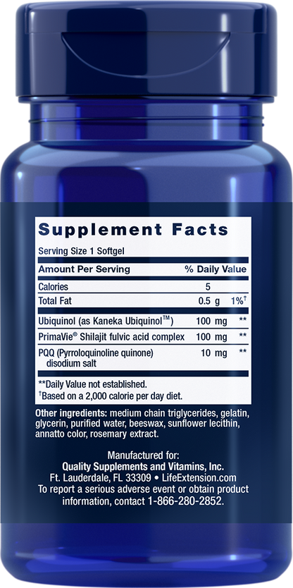 Super Ubiquinol CoQ10 with PQQ - Antioxidant Nutritional Supplements > CoQ10 Nutritional Supplements - Life Extension - YOUUTEKK
