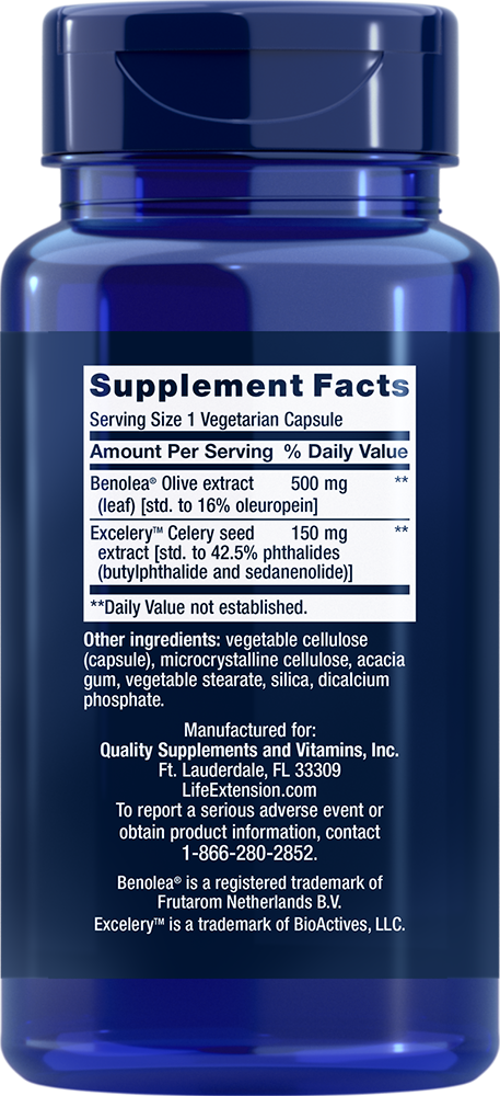 Advanced Olive Leaf Vascular Support - Vitamins & Supplements - Life Extension - YOUUTEKK