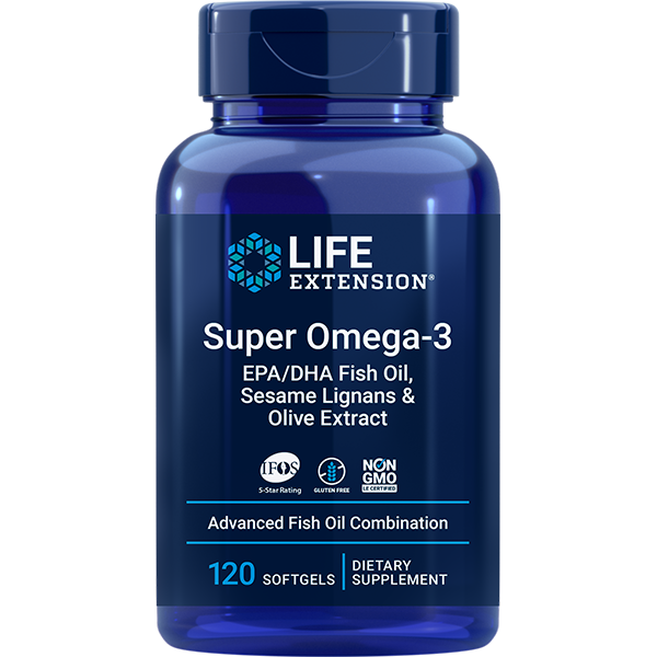 Super Omega-3 EPA/DHA Fish Oil, Sesame Lignans & Olive Extract - Omega Oil Nutritional Supplements > Omega 3 Nutritional Supplements - Life Extension - YOUUTEKK