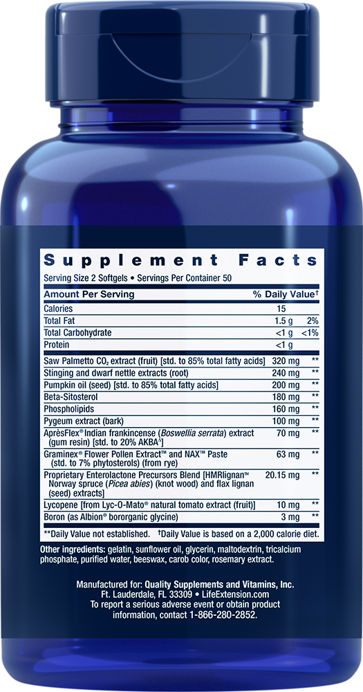 Ultra Prostate Formula - Vitamins & Supplements > Men's Health - Life Extension - YOUUTEKK