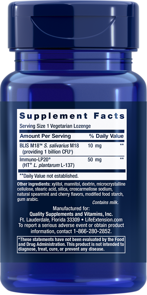 FLORASSIST® Oral Hygiene - Digestive Nutritional Supplements > Probiotic Nutritional Supplements - Life Extension - YOUUTEKK