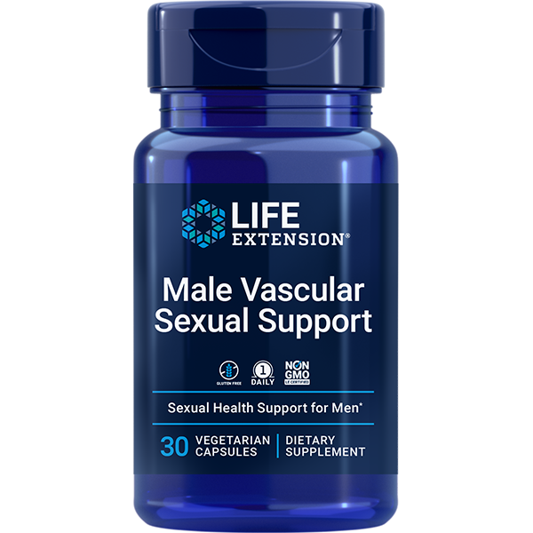 Life Extension Male Vascular Sexual Support 30 Capsules YOUUTEKK