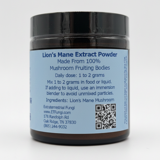 Lion's Mane Extract Powder jar