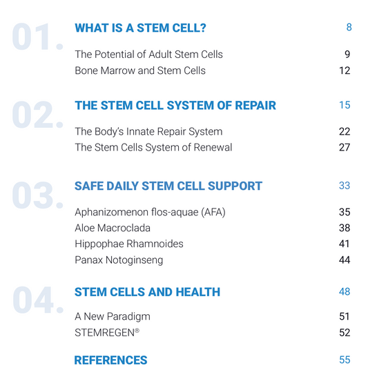 The Human Repair System contents