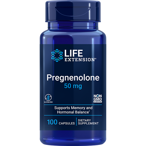 Pregnenolone 50 mg - Vitamins & Dietary Supplements > Blended Vitamin & Mineral Supplements - Life Extension - YOUUTEKK