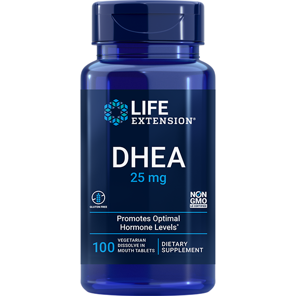 DHEA 25 mg - Supplement - Life Extension - YOUUTEKK