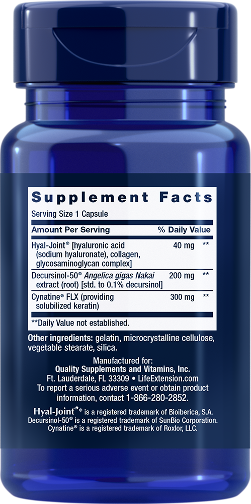 Fast-Acting Joint Formula - Vitamins & Dietary Supplements > Blended Vitamin & Mineral Supplements - Life Extension - YOUUTEKK