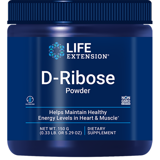 D-Ribose Powder 150g - Sports Nutrition Products > Sports Nutrition Endurance & Energy Powders - Life Extension - YOUUTEKK