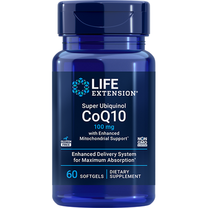 Super Ubiquinol CoQ10 with Enhanced Mitochondrial Support™ 100mg - Antioxidant Nutritional Supplements > CoQ10 Nutritional Supplements - Life Extension - YOUUTEKK