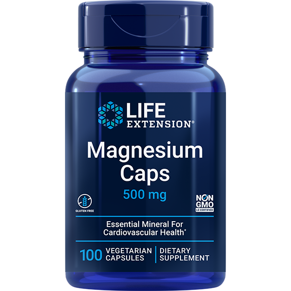Magnesium Caps 500mg - Mineral Supplements > Magnesium Mineral Supplements - Life Extension - YOUUTEKK