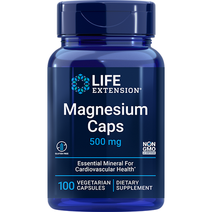 Magnesium Caps 500mg - Mineral Supplements > Magnesium Mineral Supplements - Life Extension - YOUUTEKK