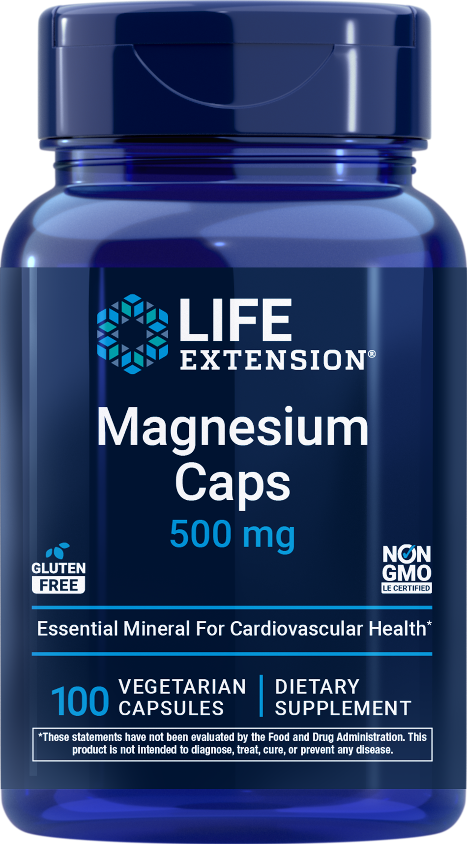 Magnesium Caps 500mg - Mineral Supplements > Magnesium Mineral Supplements - Life Extension - YOUUTEKK