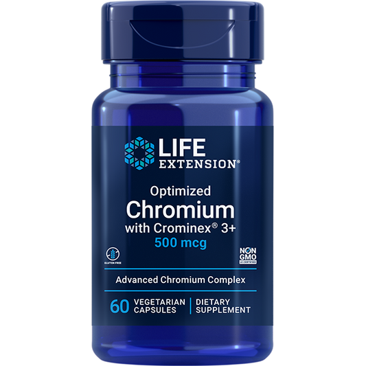 Optimized Chromium with Crominex® - Mineral Supplements > Chromium Mineral Supplements - Life Extension - YOUUTEKK