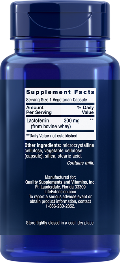 Lactoferrin Caps - Blended Vitamin & Mineral Supplements - Life Extension - YOUUTEKK