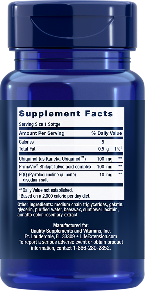 Super Ubiquinol CoQ10 with PQQ - Antioxidant Nutritional Supplements > CoQ10 Nutritional Supplements - Life Extension - YOUUTEKK