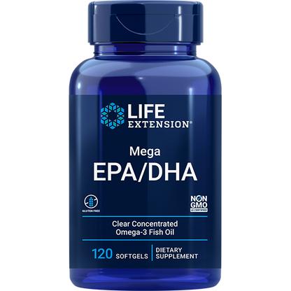Mega EPA/DHA - Essential Fatty Acid Nutritional Supplements > Omega 3 Nutritional Supplements - Life Extension - YOUUTEKK