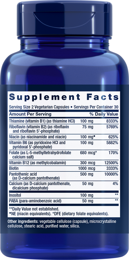 BioActive Complete B-Complex - Vitamin B Supplements > Vitamin B-Complex Supplements - Life Extension - YOUUTEKK