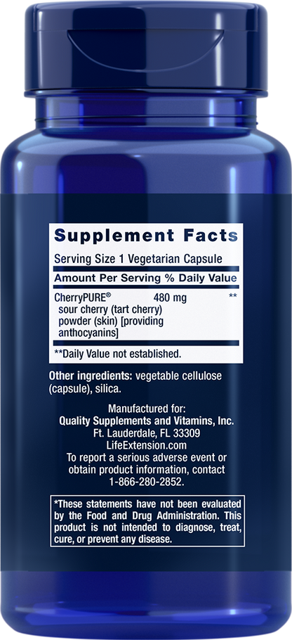 Tart Cherry with CherryPURE® - Vitamins & Dietary Supplements > Blended Vitamin & Mineral Supplements - Life Extension - YOUUTEKK