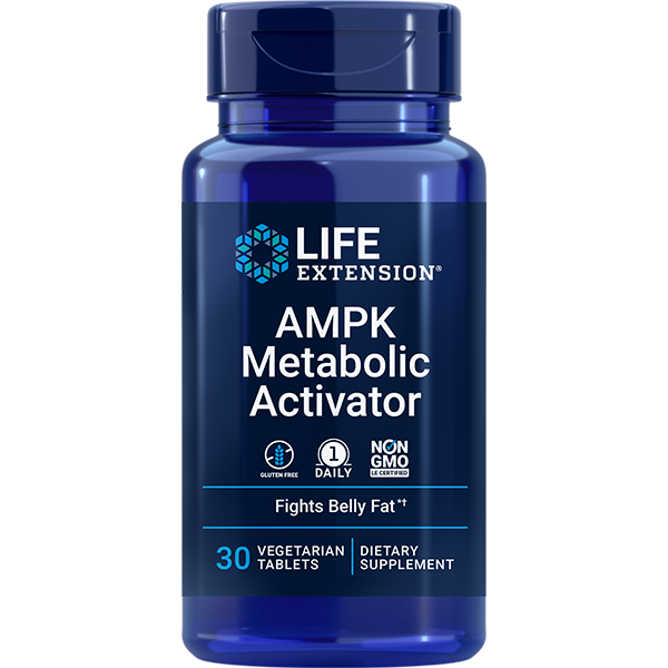 AMPK Metabolic Activator - Blended Vitamin & Mineral Supplements - Life Extension - YOUUTEKK