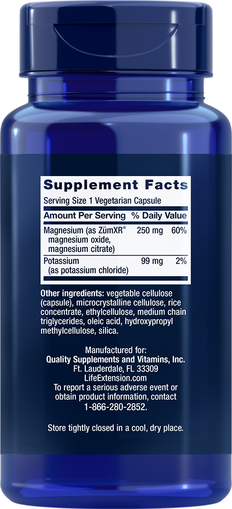 Potassium with Extend-Release Magnesium - Health & Household > Potassium Mineral Supplements - Life Extension - YOUUTEKK