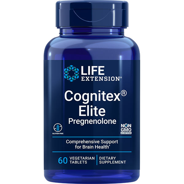 Cognitex® Elite Pregnenolone - Vitamins & Dietary Supplements > Blended Vitamin & Mineral Supplements - Life Extension - YOUUTEKK