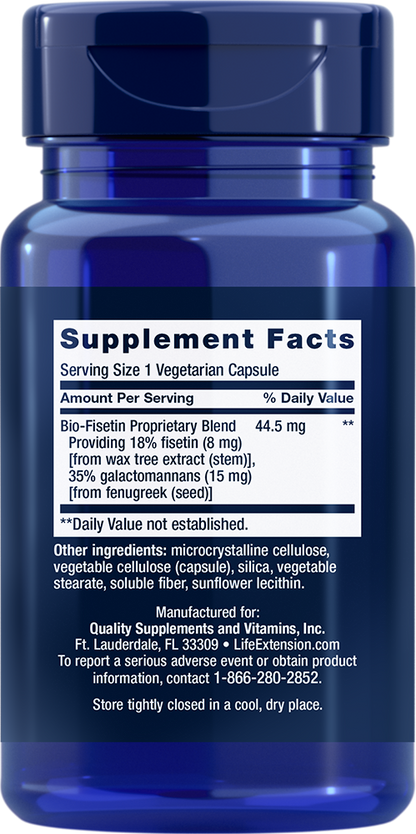 Bio-Fisetin - Blended Vitamin & Mineral Supplements - Life Extension - YOUUTEKK
