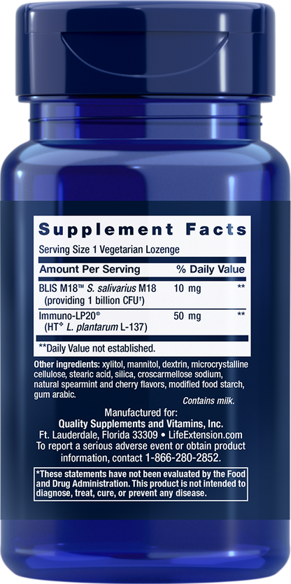 FLORASSIST® Oral Hygiene - Digestive Nutritional Supplements > Probiotic Nutritional Supplements - Life Extension - YOUUTEKK