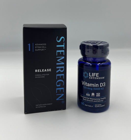 Stemregen® Release & Vitamin D3 - Stem Cell Health Bundle - YOUUTEKK - YOUUTEKK