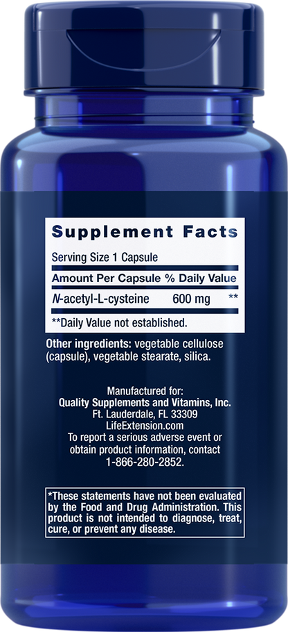 Box O' NAC - NAC Supplement - Life Extension - YOUUTEKK