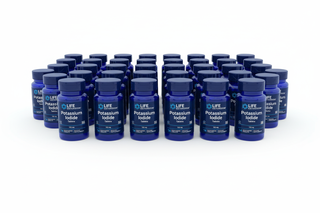 Potassium Iodide 14X4 Tablets 4 Bottles - Mineral Supplements > Potassium Mineral Supplements - Life Extension - YOUUTEKK