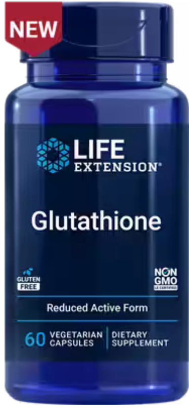 Glutathione 500 mg, 60 vegetarian capsules - Antioxidant Nutritional Supplements > Glutathione Nutritional Supplements - Life Extension - YOUUTEKK