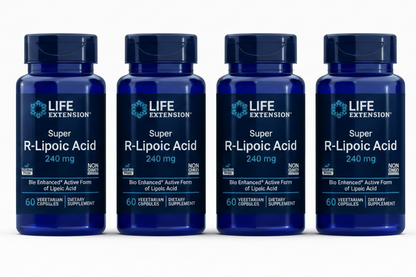 Super R-Lipoic Acid 240mg -  - Life Extension - YOUUTEKK - 4 bottles