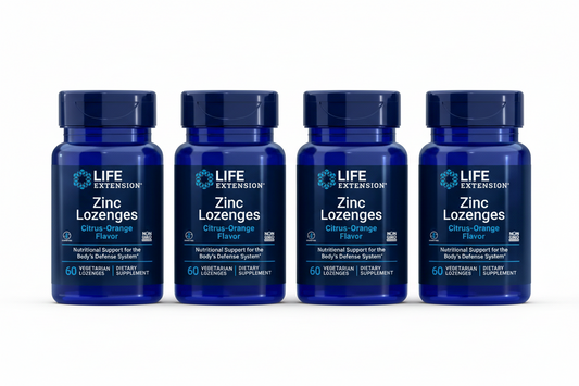 Zinc Lozenges Citrus Orange 2-pack - Mineral Supplements > Zinc Mineral Supplements - Life Extension - YOUUTEKK