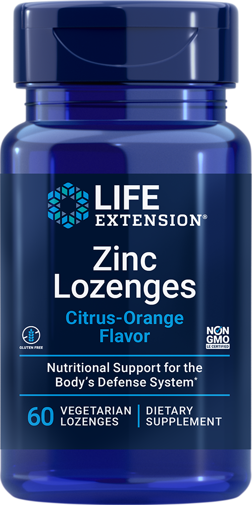 Zinc Lozenges Citrus Orange - Mineral Supplements > Zinc Mineral Supplements - Life Extension - YOUUTEKK