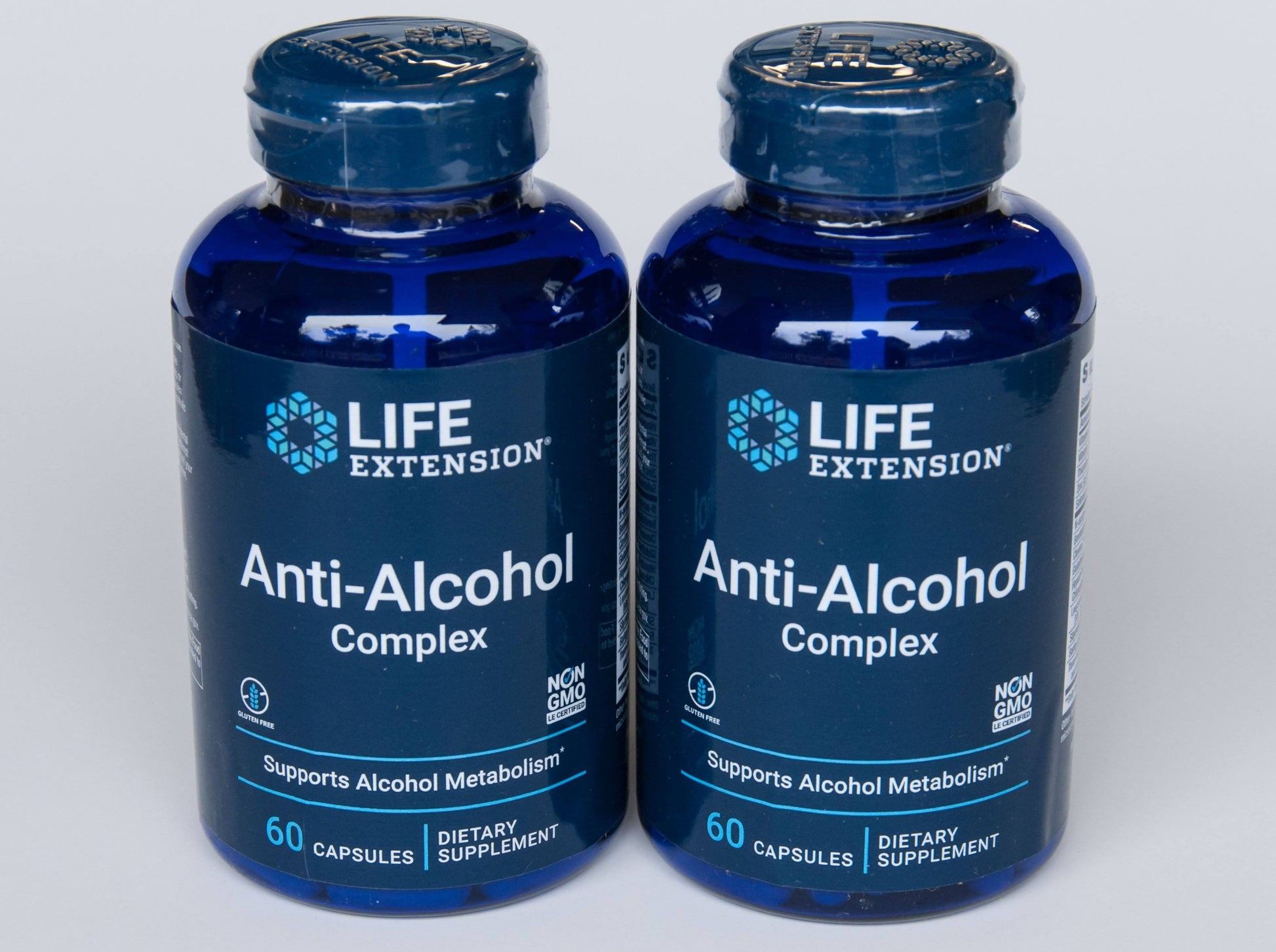 Anti-Alcohol Complex 60 Capsules (2 Pack) Liver Health / Detoxification Life Extension 